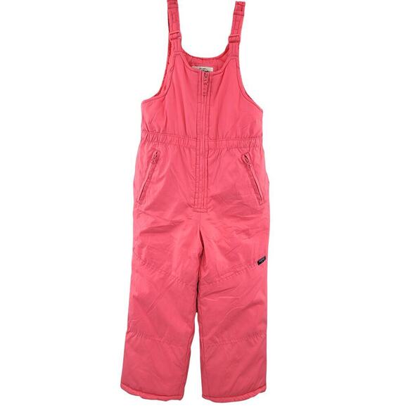 Oshkosh B'gosh Girls Snow Bib Pant Overalls Size 6x - Picture 1 of 6